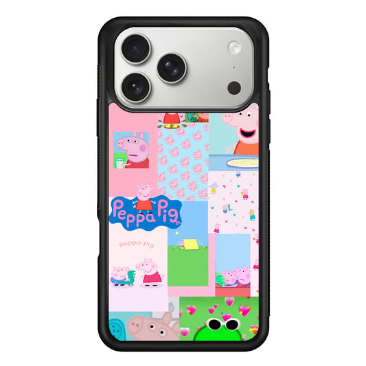 Peppa Pig George Collage iPhone 17 Pro Case
