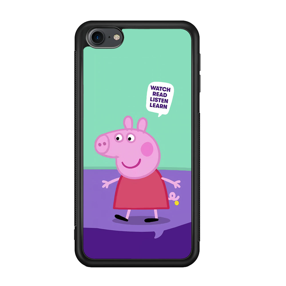Peppa Pig Ready to Study iPod Touch 6 Case - Carneyforia
