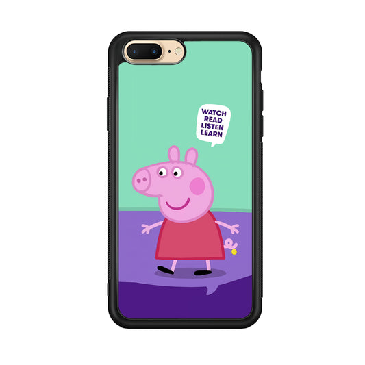 Peppa Pig Ready to Study iPhone 8 Plus Case