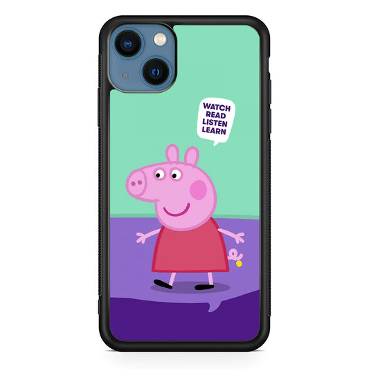 Peppa Pig Ready to Study iPhone 13 Case