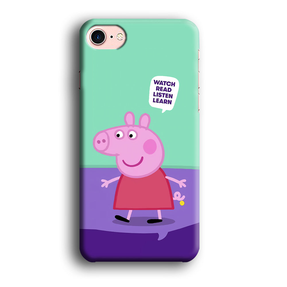 Peppa Pig Ready to Study iPhone 7 Case