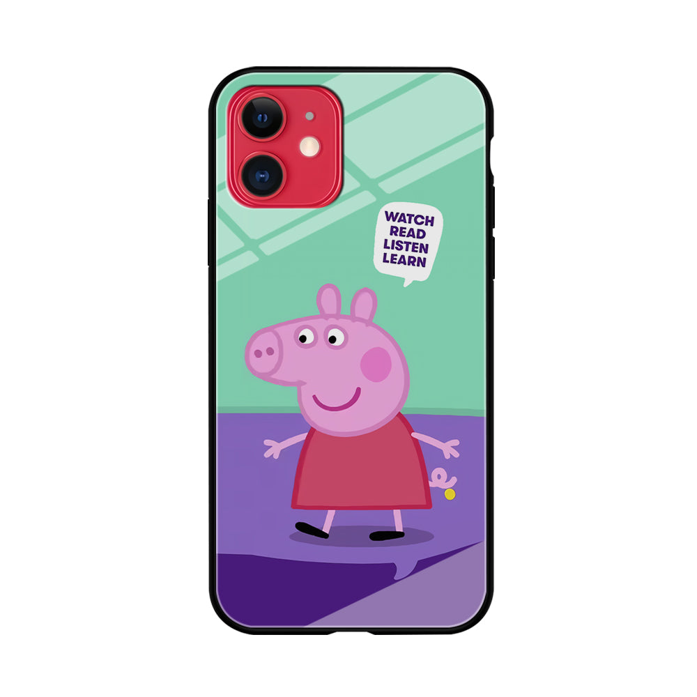 Peppa Pig Ready to Study iPhone 11 Case