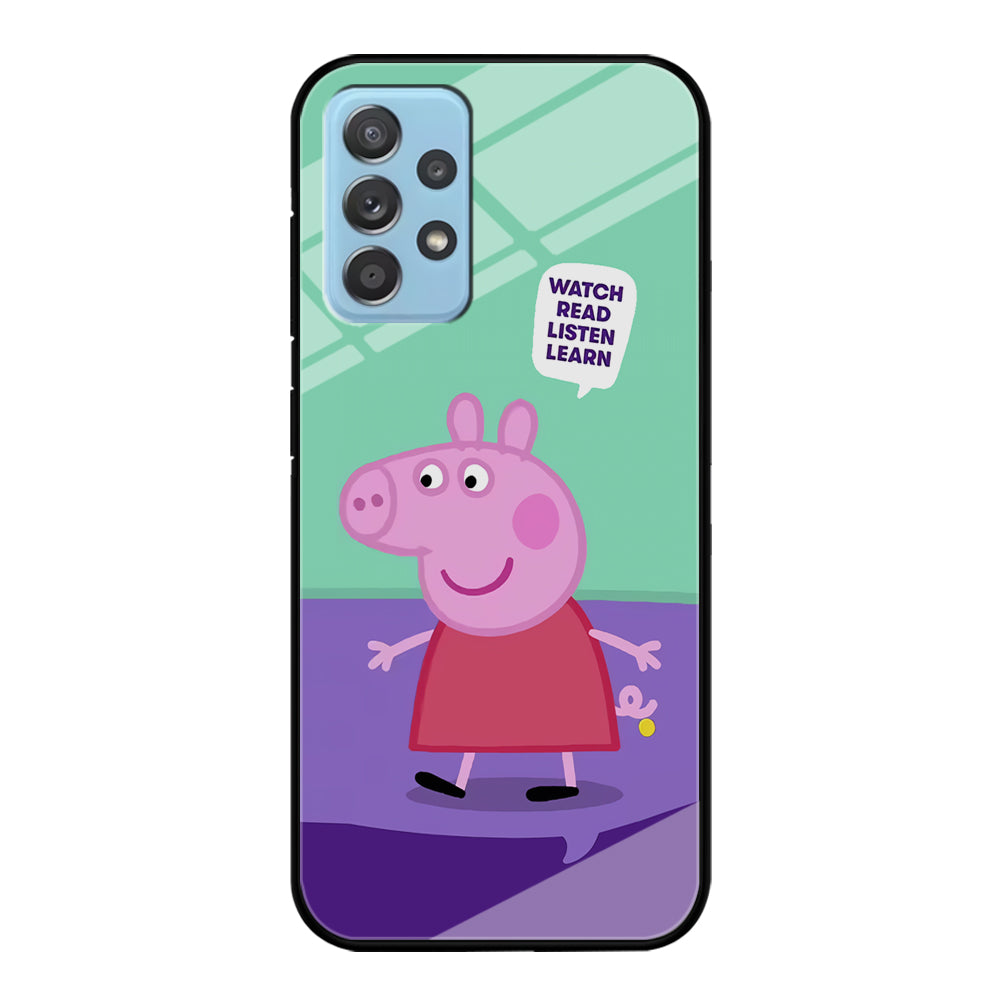 Peppa Pig Ready to Study Samsung Galaxy A52 Case