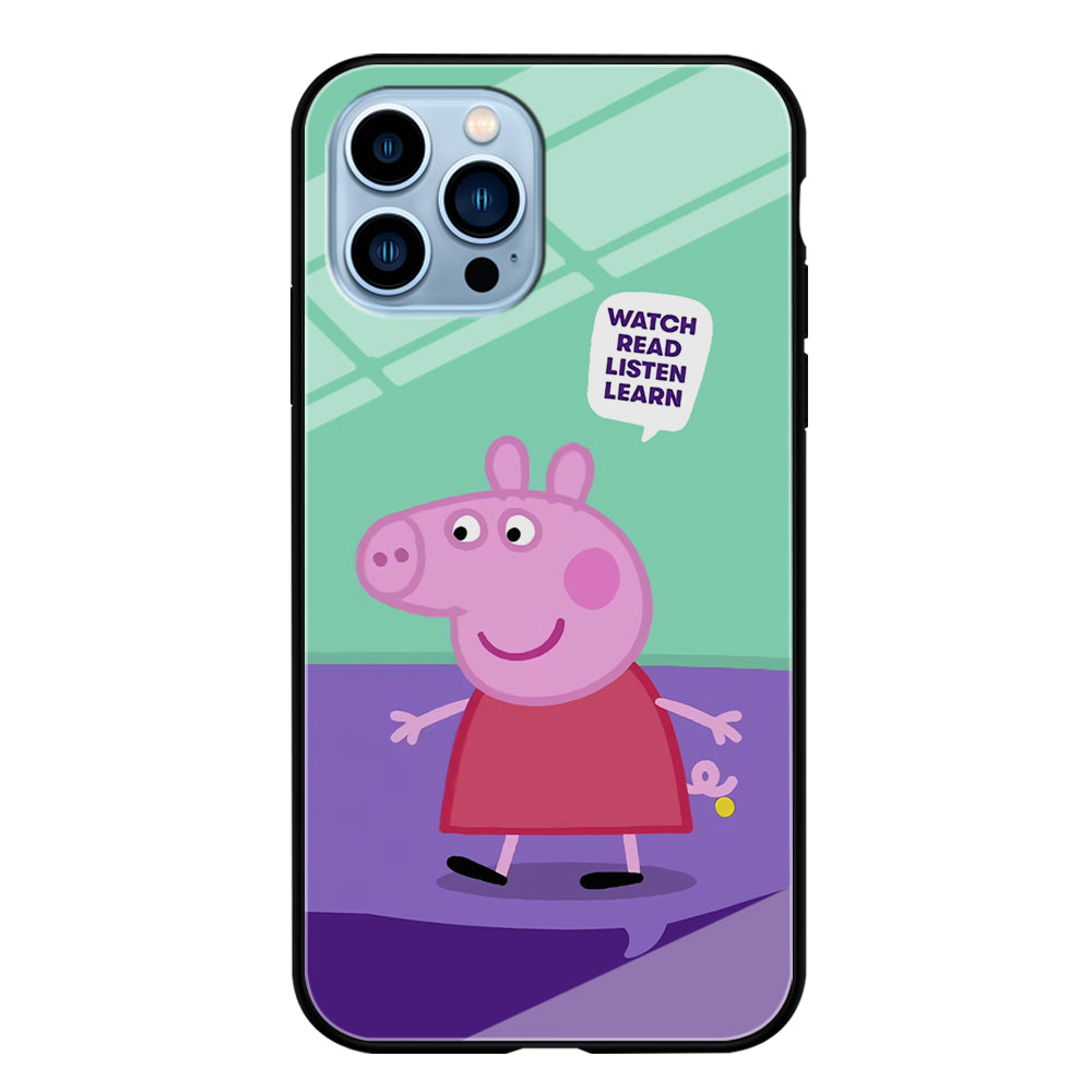 Peppa Pig Ready to Study iPhone 13 Pro Max Case