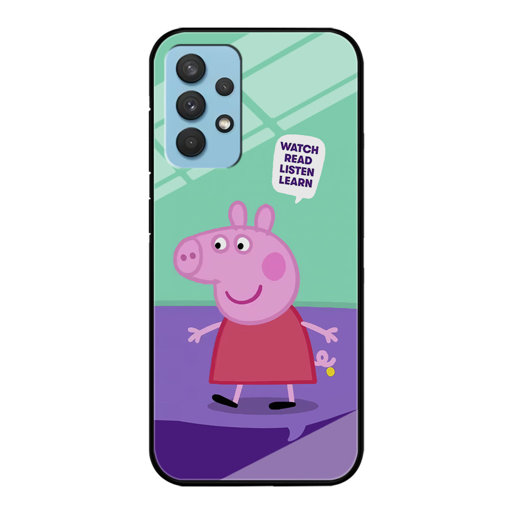 Peppa Pig Ready to Study Samsung Galaxy A32 Case