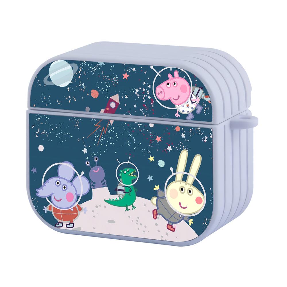Peppa Pig Sky Walk to The Moon Apple Airpods 4 Case White