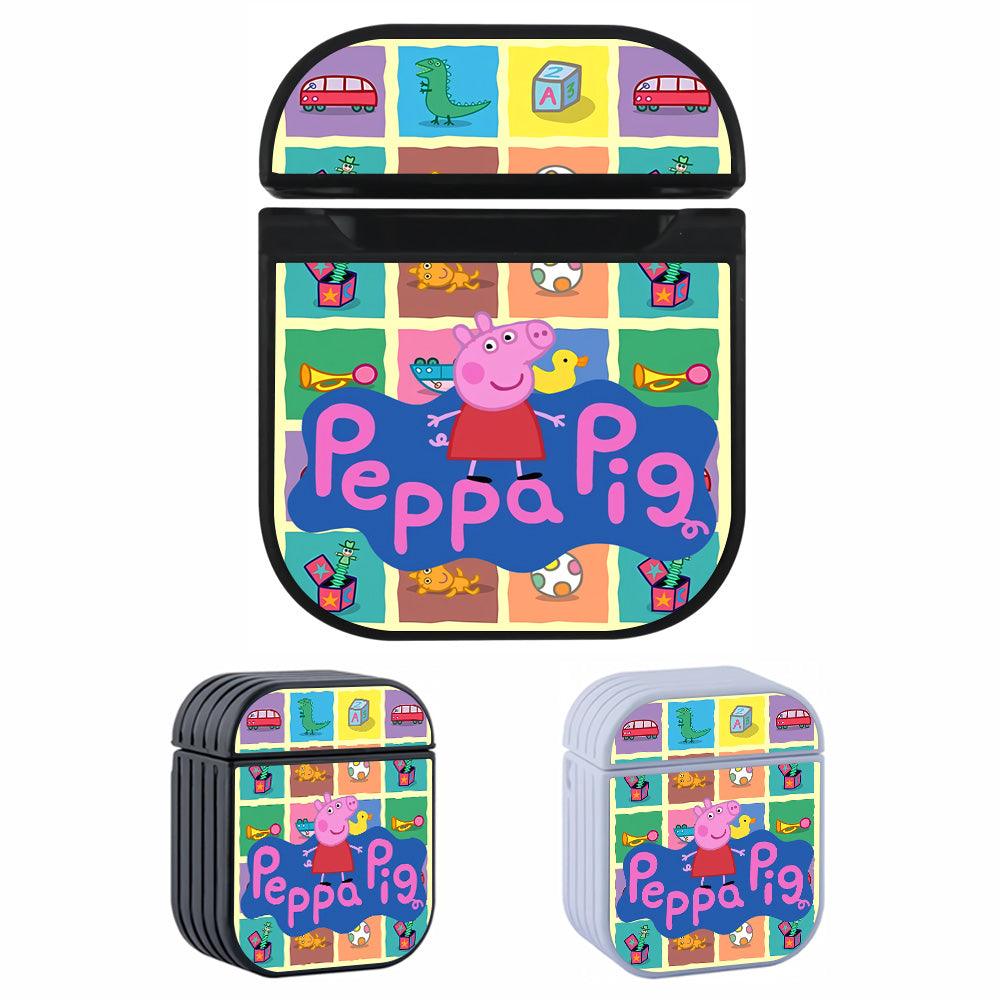 Peppa Pig The Playground Collage Apple Airpods Case