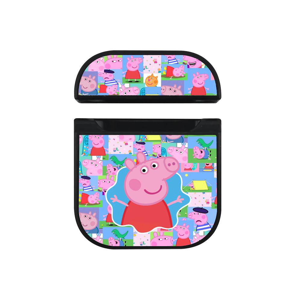 Peppa Pig This is Peppa Village Apple Airpods Case Black