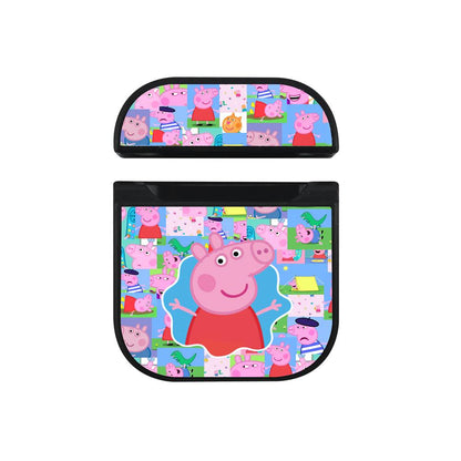 Peppa Pig This is Peppa Village Apple Airpods Case Black