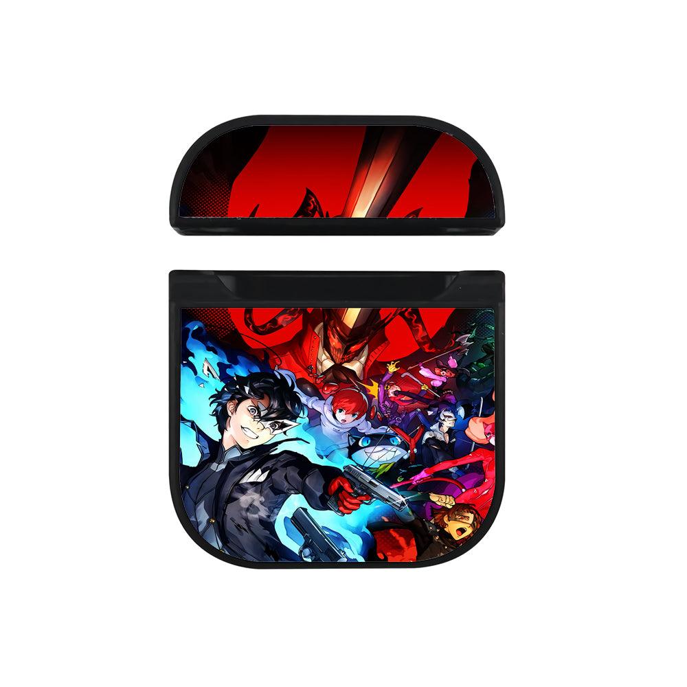 Pesona 5 All Character Anime Apple Airpods Case-Black-Carneyforia