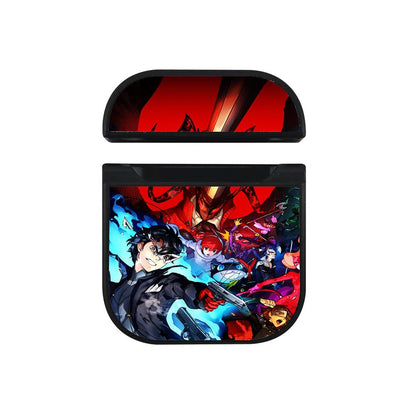 Pesona 5 All Character Anime Apple Airpods Case-Black-Carneyforia