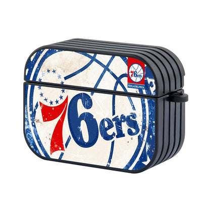 Philadelphia 76ers Bold of Sixers Apple Airpods Pro Case Black