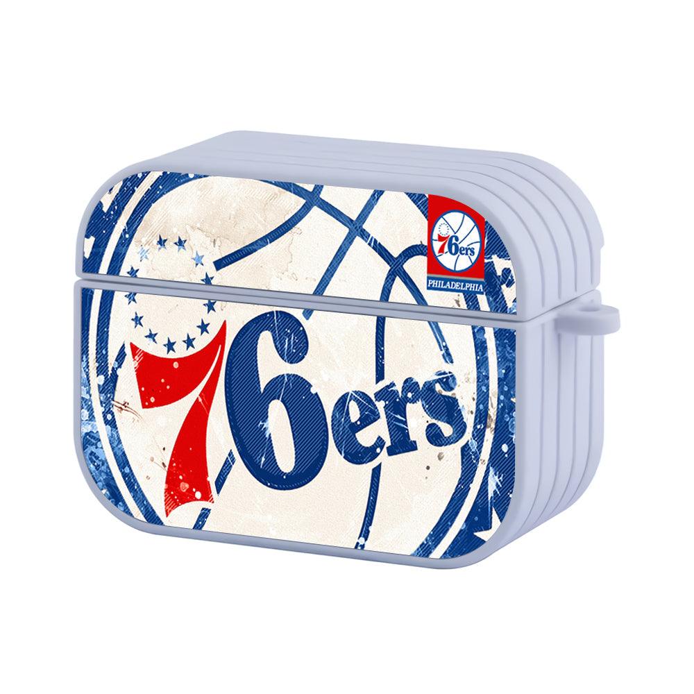 Philadelphia 76ers Bold of Sixers Apple Airpods Pro Case White