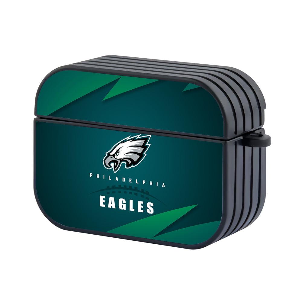 Philadelphia Eagles NFL Shine of The Eagle Apple Airpods Pro 2 Case Black