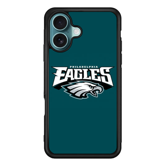 Philadelphia Eagles NFL Team iPhone 16 Plus Case