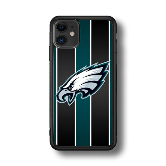 Philadelphia Eagles Stripe And Green iPhone 11 Case