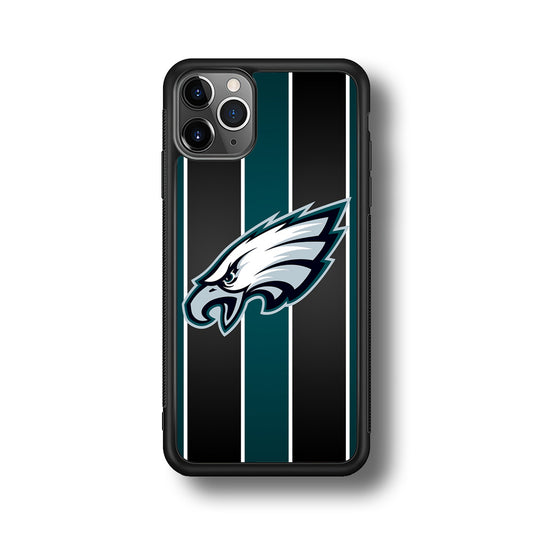 Philadelphia Eagles Stripe And Green iPhone 11 Pro Max Case