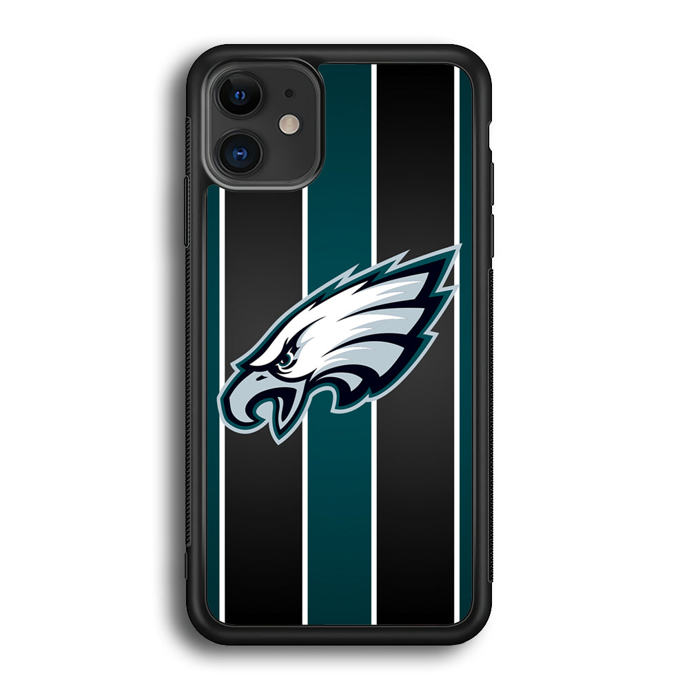 Philadelphia Eagles Stripe And Green iPhone 12 Case