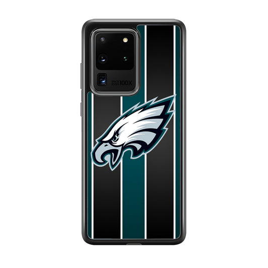 Philadelphia Eagles Stripe And Green Samsung Galaxy S20 Ultra Case
