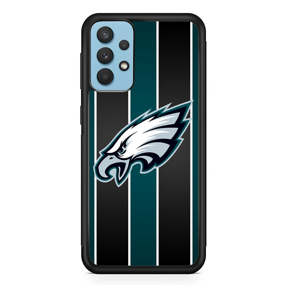 Philadelphia Eagles Stripe And Green Samsung Galaxy A32 Case