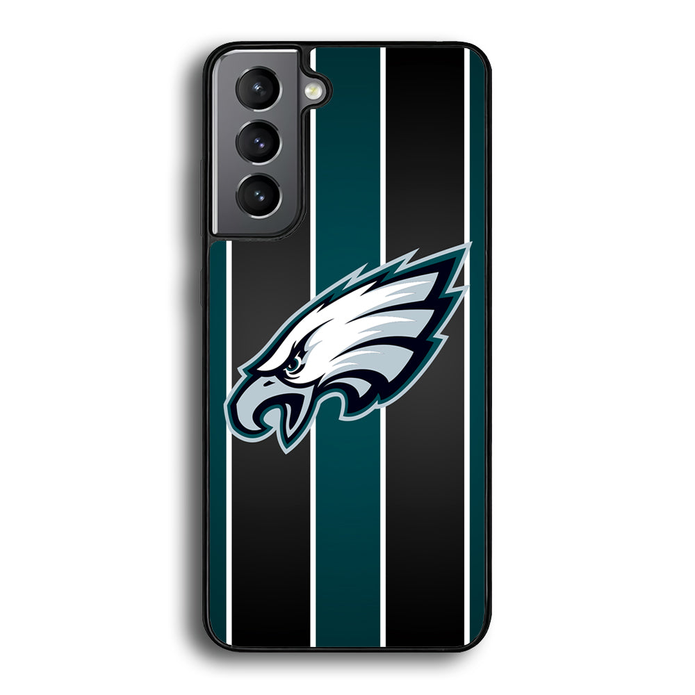 Philadelphia Eagles Stripe And Green Samsung Galaxy A15 Case - Carneyforia