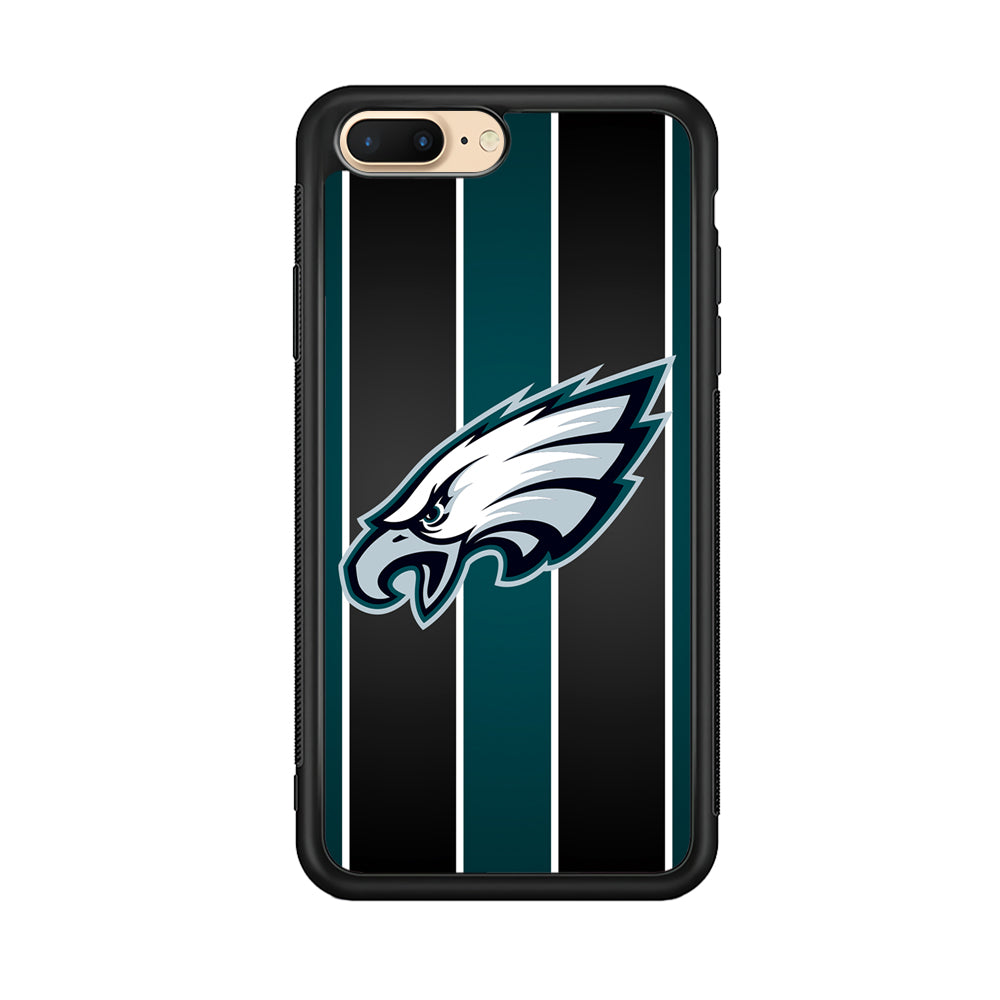 Philadelphia Eagles Stripe And Green iPhone 8 Plus Case