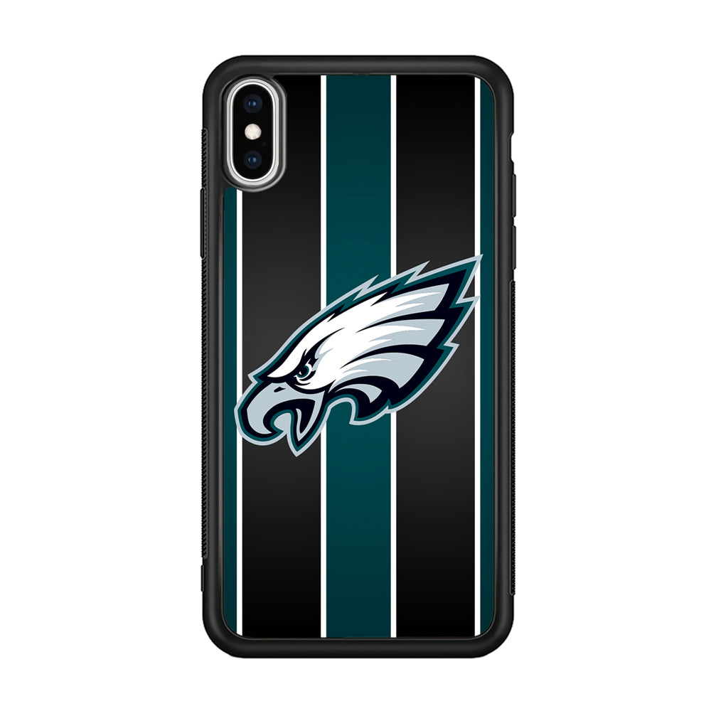 Philadelphia Eagles Stripe And Green iPhone X Case