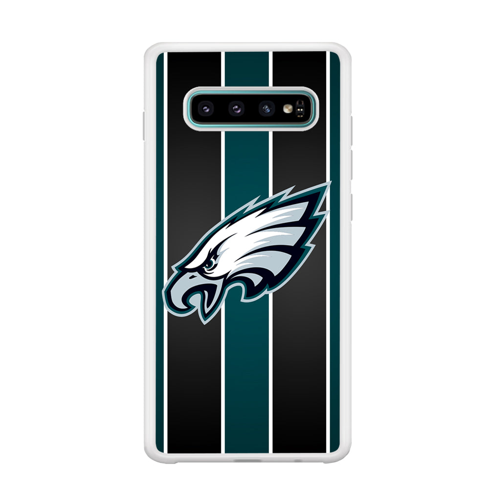 Philadelphia Eagles Stripe And Green Samsung Galaxy S10 Case