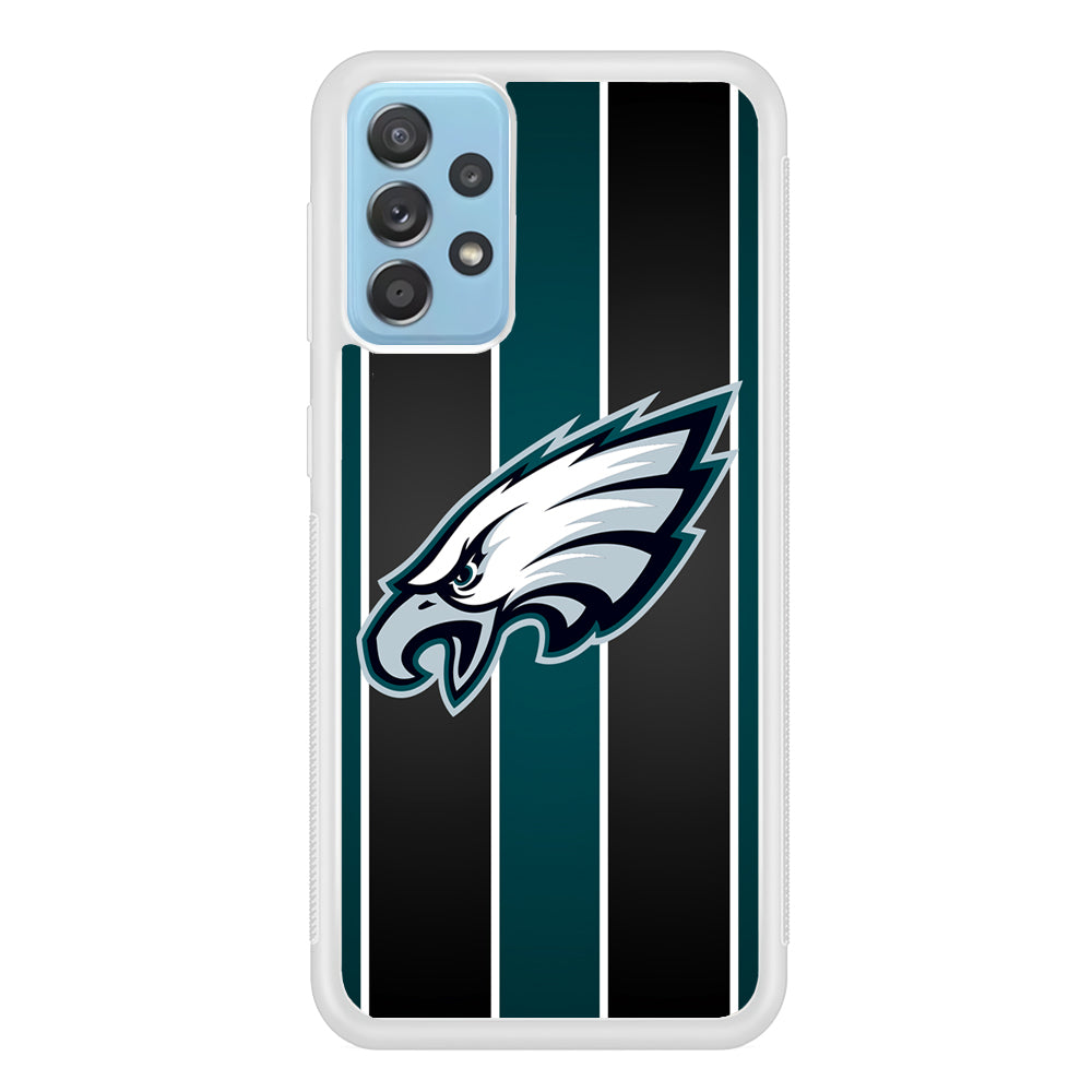 Philadelphia Eagles Stripe And Green Samsung Galaxy A52 Case