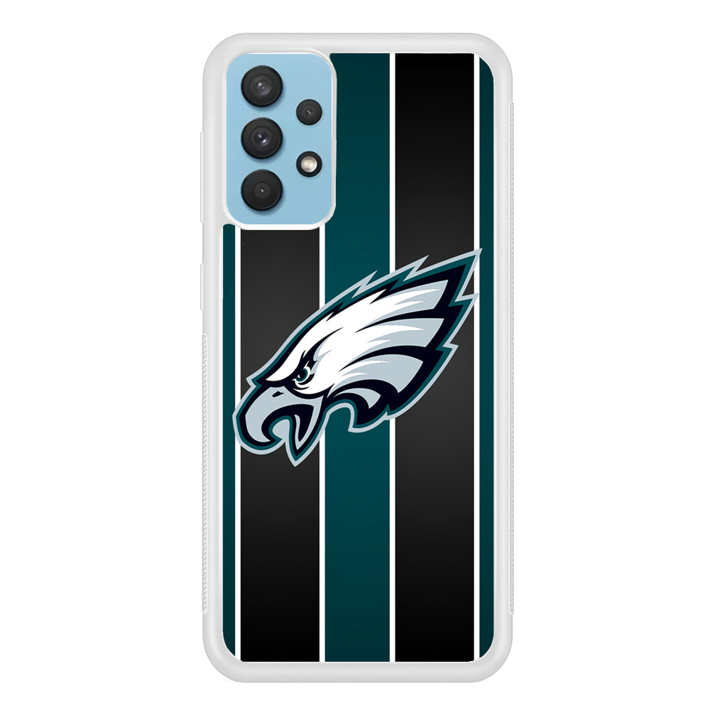 Philadelphia Eagles Stripe And Green Samsung Galaxy A32 Case