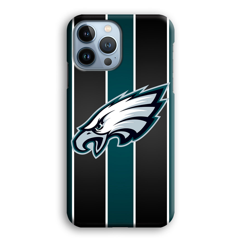 Philadelphia Eagles Stripe And Green iPhone 13 Pro Max Case