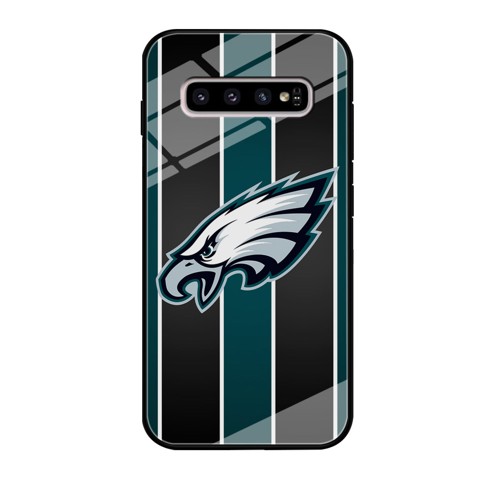 Philadelphia Eagles Stripe And Green Samsung Galaxy S10 Case