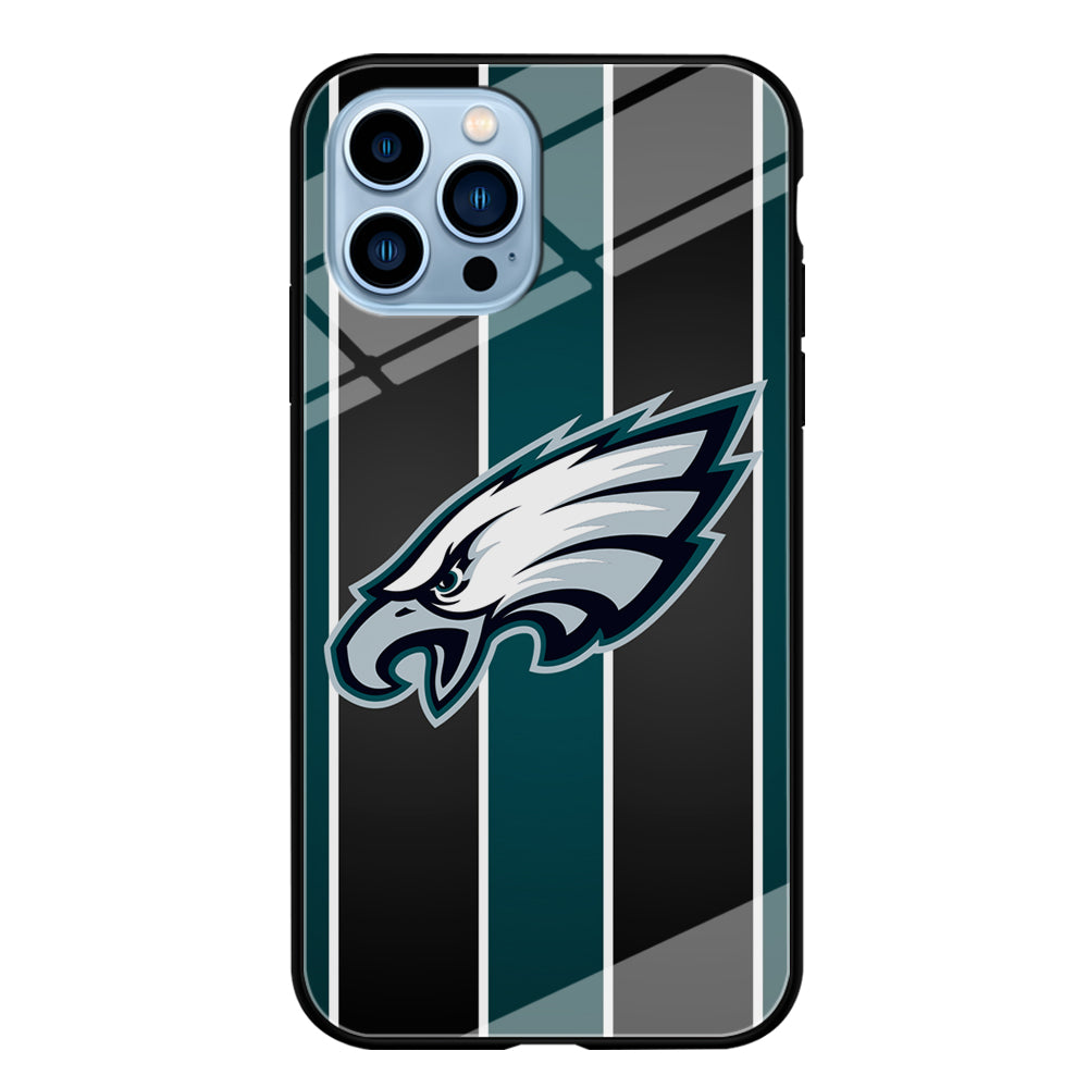 Philadelphia Eagles Stripe And Green iPhone 13 Pro Max Case