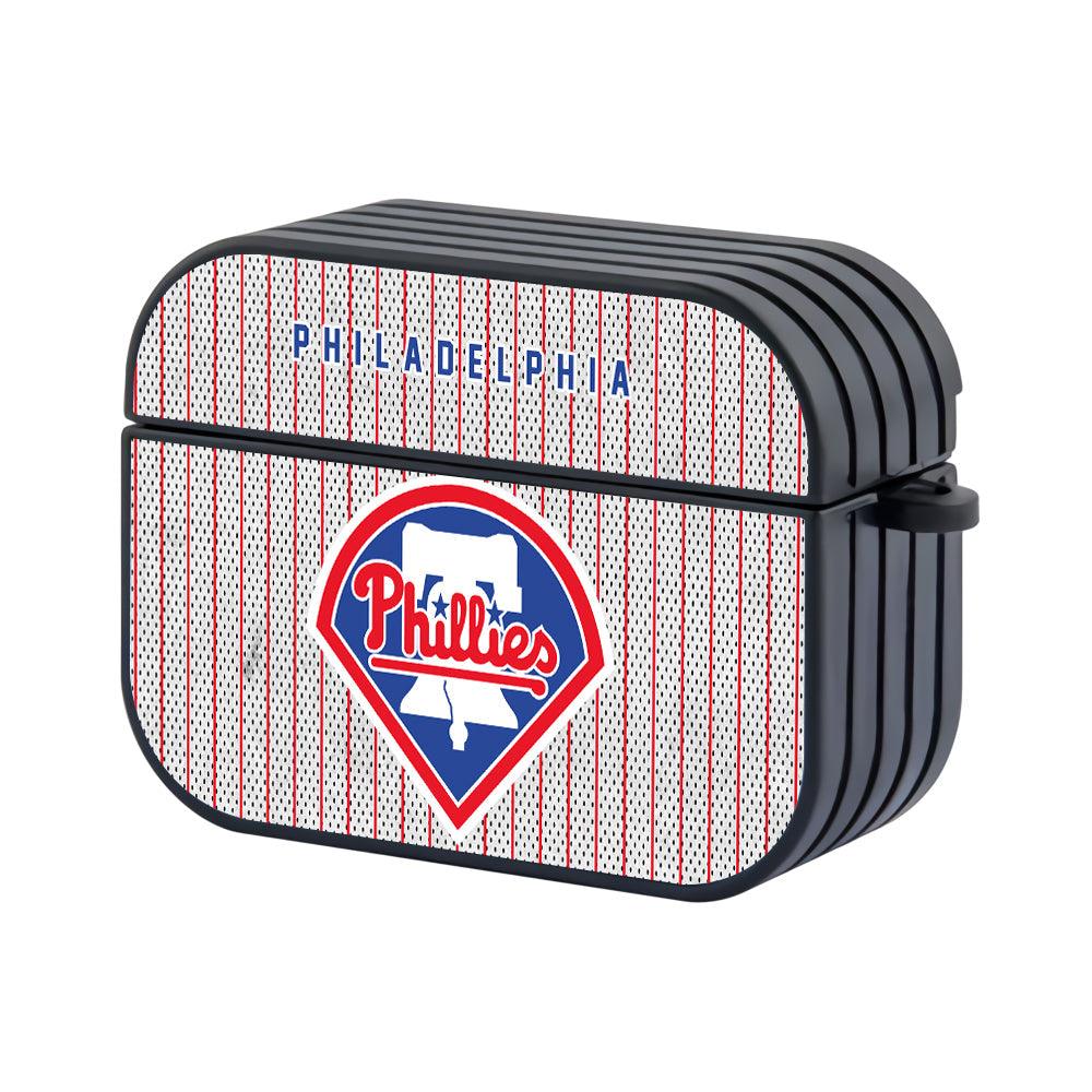 Philadelphia Phillies MLB Line of Courage Apple Airpods Pro Case Black