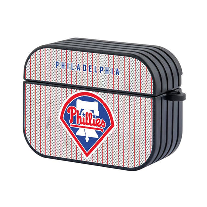 Philadelphia Phillies MLB Line of Courage Apple Airpods Pro 2 Case Black