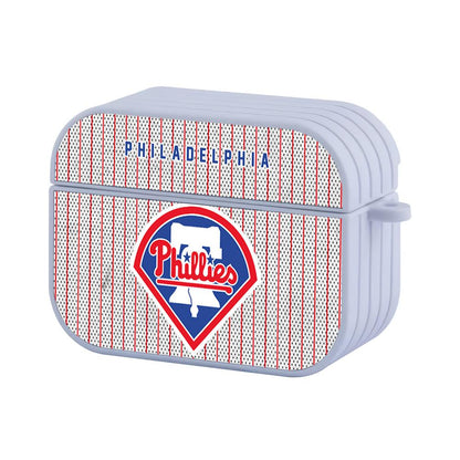 Philadelphia Phillies MLB Line of Courage Apple Airpods Pro 2 Case White