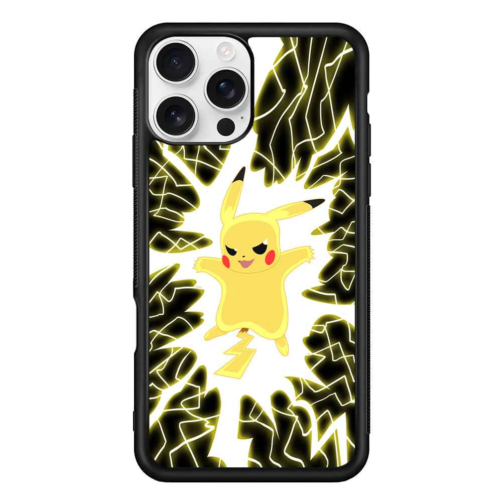 Pikachu 100 Million Volt iPhone 16 Pro Case