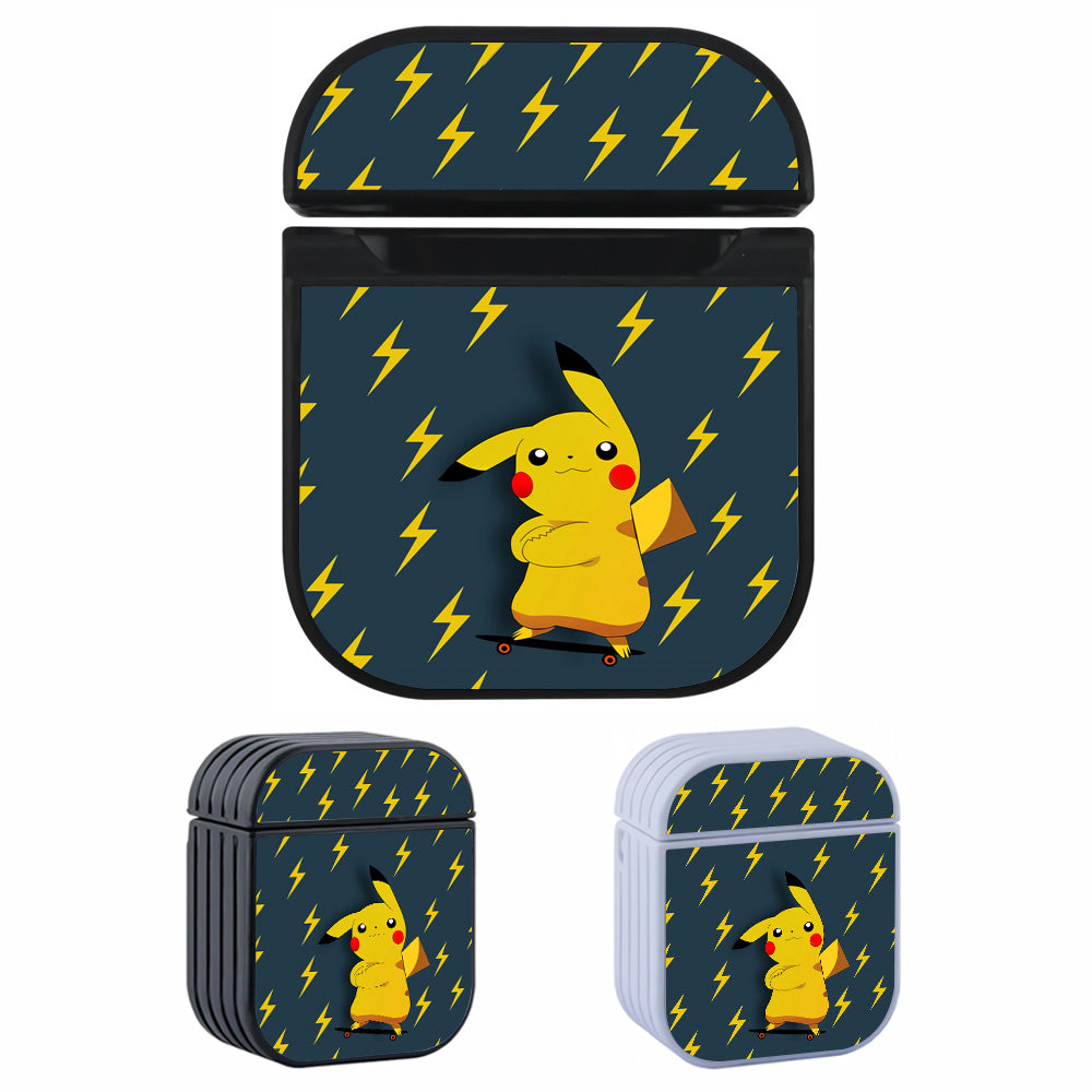 Pikachu Skateboard Apple Airpods Case