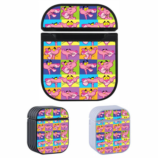 Pink Panther Color Blocks Apple Airpods Case