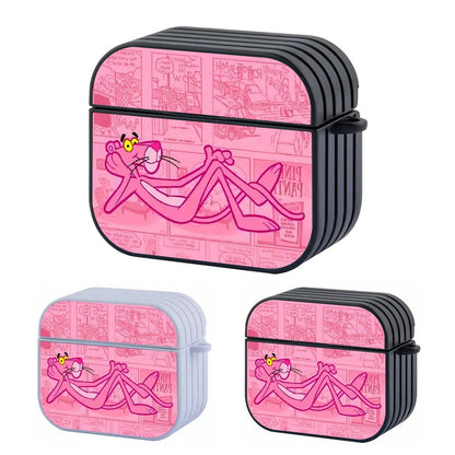 Pink Panther Comic Background Apple Airpods 4 Case