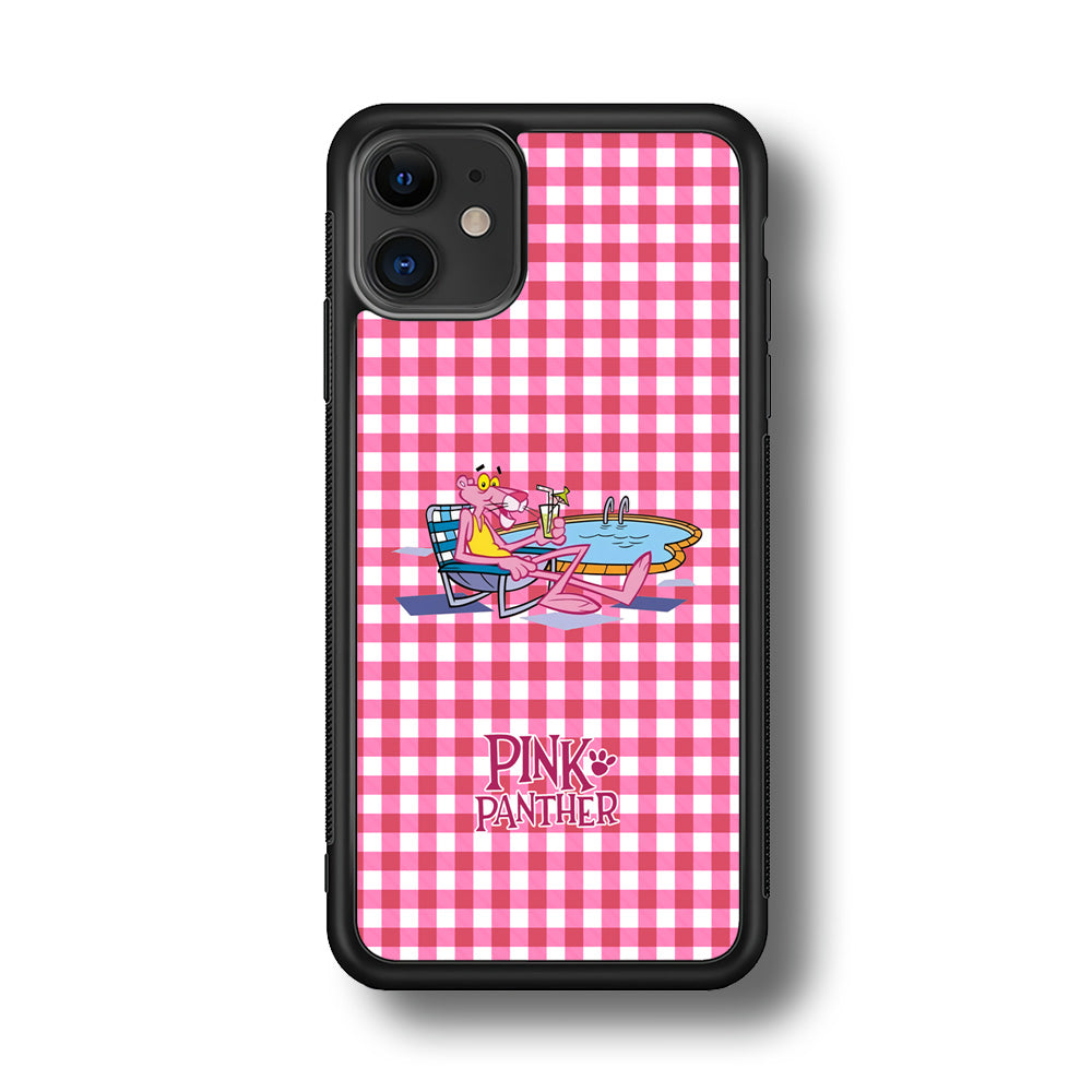 Pink Panther Relax with Swimming iPhone 11 Case