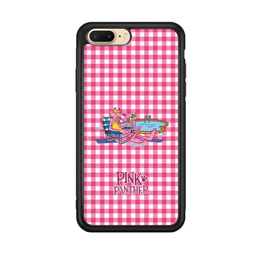 Pink Panther Relax with Swimming iPhone 8 Plus Case