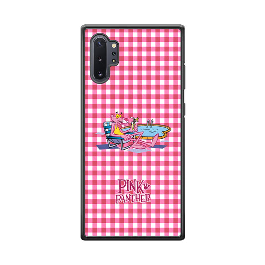 Pink Panther Relax with Swimming Samsung Galaxy Note 10 Plus Case