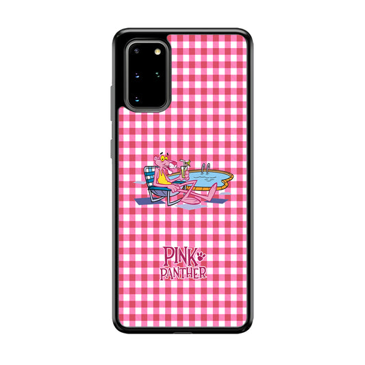 Pink Panther Relax with Swimming Samsung Galaxy S20 Plus Case