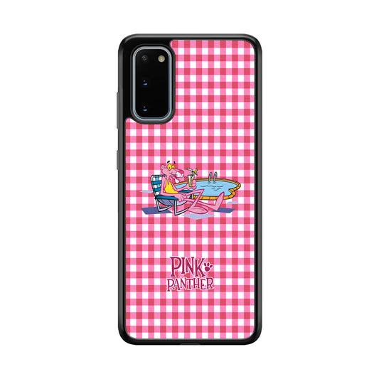 Pink Panther Relax with Swimming Samsung Galaxy S20 Case