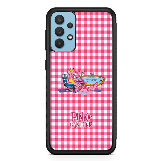 Pink Panther Relax with Swimming Samsung Galaxy A32 Case