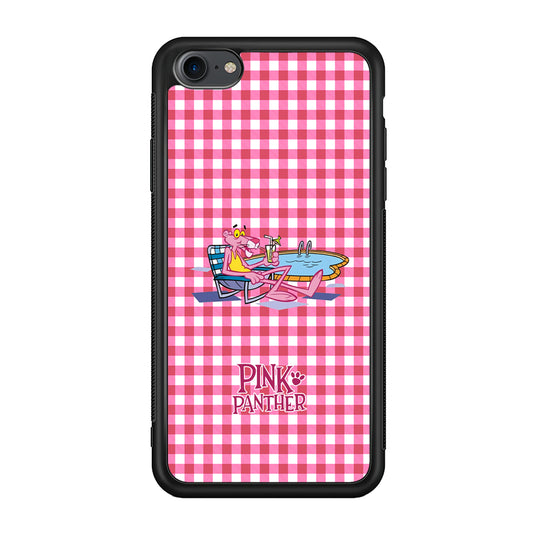 Pink Panther Relax with Swimming iPhone 8 Case