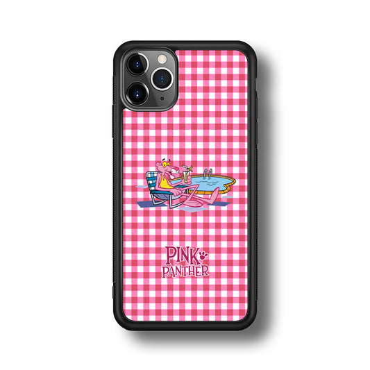 Pink Panther Relax with Swimming iPhone 11 Pro Max Case