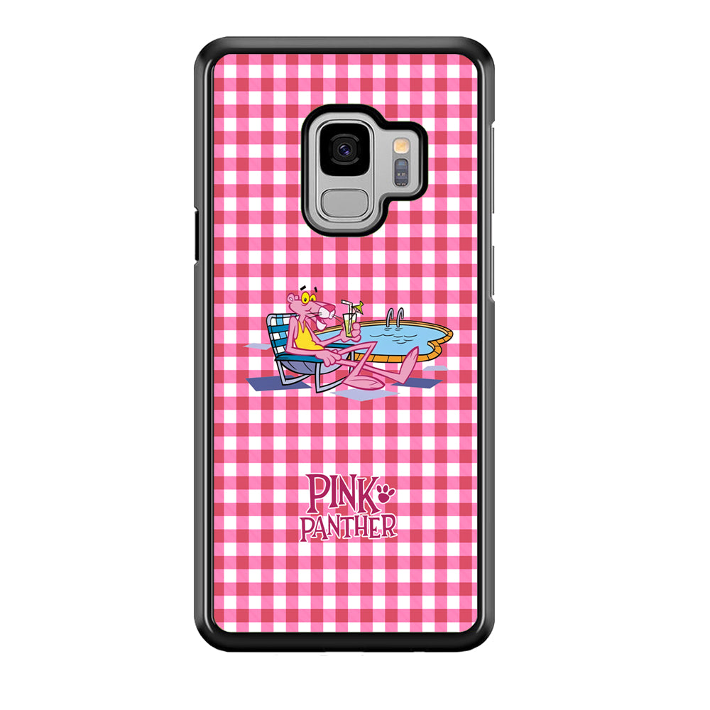 Pink Panther Relax with Swimming Samsung Galaxy S9 Case