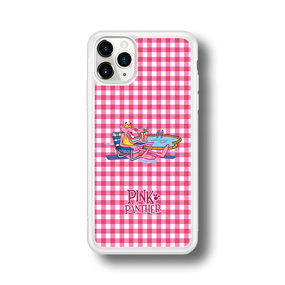 Pink Panther Relax with Swimming iPhone 11 Pro Case